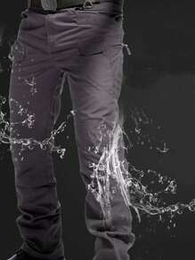 Waterproof And Windproof Military Tactical Pants - Grey - View 3
