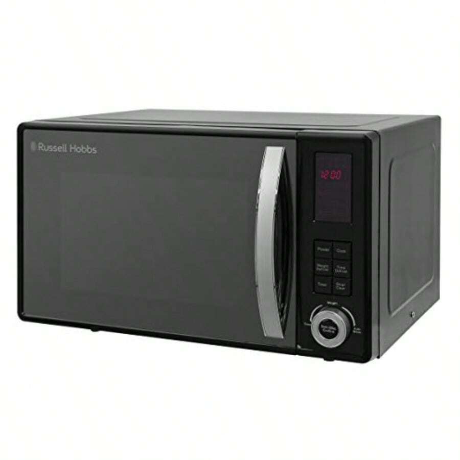 23L 800W Microwave Auto Defrost Silver Russell Hobbs RHM2362S Home Appliance - Silver-Microwave - View 1