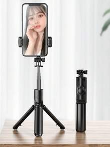 Trípode/palo para selfies con Bluetooth retráctil y conveniente para llevar el soporte para teléfono móvil