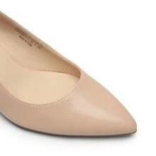 Women's Pumps Slingback Sandals Pumps For Women Pointed Toe Dress Party Court Shoes Ladies Kitten Heel Wedding Shoes - 裸色-PU - 查看 7