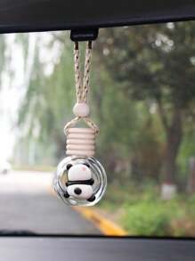 1 pieza Adorno colgante de botella de perfume con diseño de panda para el interior del coche, accesorio para el espejo retrovisor - Unitalla - Ver 9