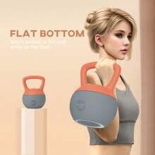 SPORTNOW Soft Kettlebell, 10kg Kettle Bell With Non-Slip Handle For Home Gym Weight Lifting And Strength Training - 橘色 - 查看 6