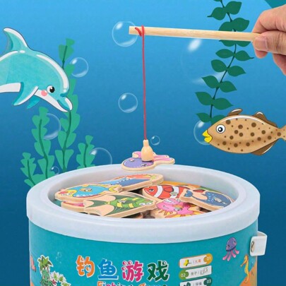 1 Ste Enlightenment Early Education Zabawki wędkarskie dla dzieci Magnetyczny rozwój inteligencji Poprawia koncentrację Wczesna edukacja Puzzle edukacyjne Prezent dla rocznego chłopca