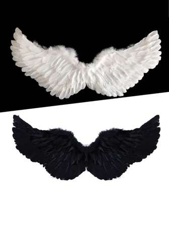 1 pieza Alas de hada o ángel de plumas para disfraz de carnaval