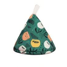 Kitchen Essential - Triangular Shape, Heat-Resistant & High-Temperature Tolerant Pot Lid Cover For Cooking & Easy Handling - Multicolor - View 6