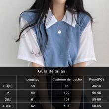 Elegant Fashion Blouses, Casual Short Sleeve Tops, Women's Polo Neck T-Shirt, Women's Blouses, Blue, Almond, Black - 藍色 - 查看 3