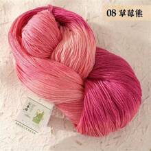 1 Pc 240g Hand-Dyed 4-Ply Gradient Fancy Merino Knitted Yarn, DIY Hand Knitting & Dyeing - Multicolor - View 20