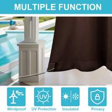 Curtains - Coffee Brown - View 4