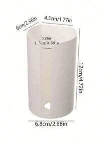 1 Stück kreative klebstofffreie Müllbeutel Organizer Box, wandmontierter Küchen Plastiktüten Spender und Aufbewahrungsbox