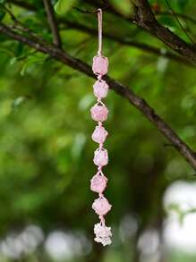 1PC Natural Crystal Chakra Pendant Tumbled Healing Stone Car Pendant Yoga Chakra Energy Gem Decoration Gift - Chakras - View 15