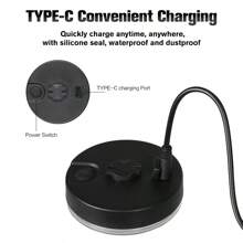 1pc Bicycle Light Rechargeable Solar Flash Rainbow Light Anti-Rear Collision Safety Warning Rechargeable Waterproof Suitable For Outdoor Cycling Light Bicycle Equipment Lighting Safety Travel Light - Multicolor - View 7