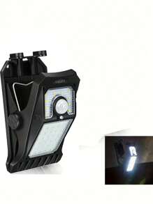 1 Stück Solar Klemmlicht - 45 LEDs 3 Modi, wasserdicht und einfach zu installieren multifunktionale Solar Bewegungssensor Wandleuchten, tragbare USB und Solar Lichter, Außenbeleuchtung für Heim Dekoration Zäune, Terrassen, Wände, Garagen, Terrassen, Außenbeleuchtung für Weg, Hof, Terrasse