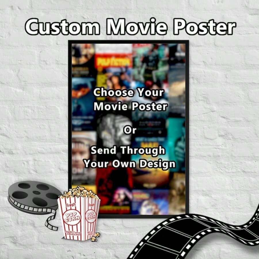 1pc/2pcs/3pcs Custom Movie Poster, Custom Unframed Movie Canvas Print, Movie Wall Art, Personalized Poster, Make Your Own Posters, Personalized Prints, Home Decor - Multicolor - View 1