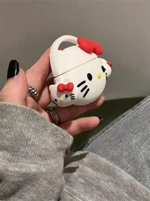 Sanrio Nova Capa de Fone de Ouvido Gato Filhote Compatível Com AirPods 4, AirPods Pro 1/2/3 Capa de Fone de Ouvido Bluetooth