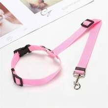 1pc Pet Retractable Adjustable Buffered Seat Belt Tether Leash, Dog Car Seat Belt Suitable For Large, Medium And Small Pets, Dog Seatbelt, Dog Car Seat, Beach, Sun, Travel