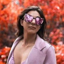 Polarized Women Fashion Glasses, Retro Womens Square Cat Eye Shades, Driving Traveling Photography Beach Parties Daily Life Decoration Work Glasses CK4134 - 005 - View 8