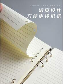 A6/A5 活页笔记本补充插页、旅行日记替换页、适用于学校用品、返校 - 筆記本活頁替芯 - 查看 5