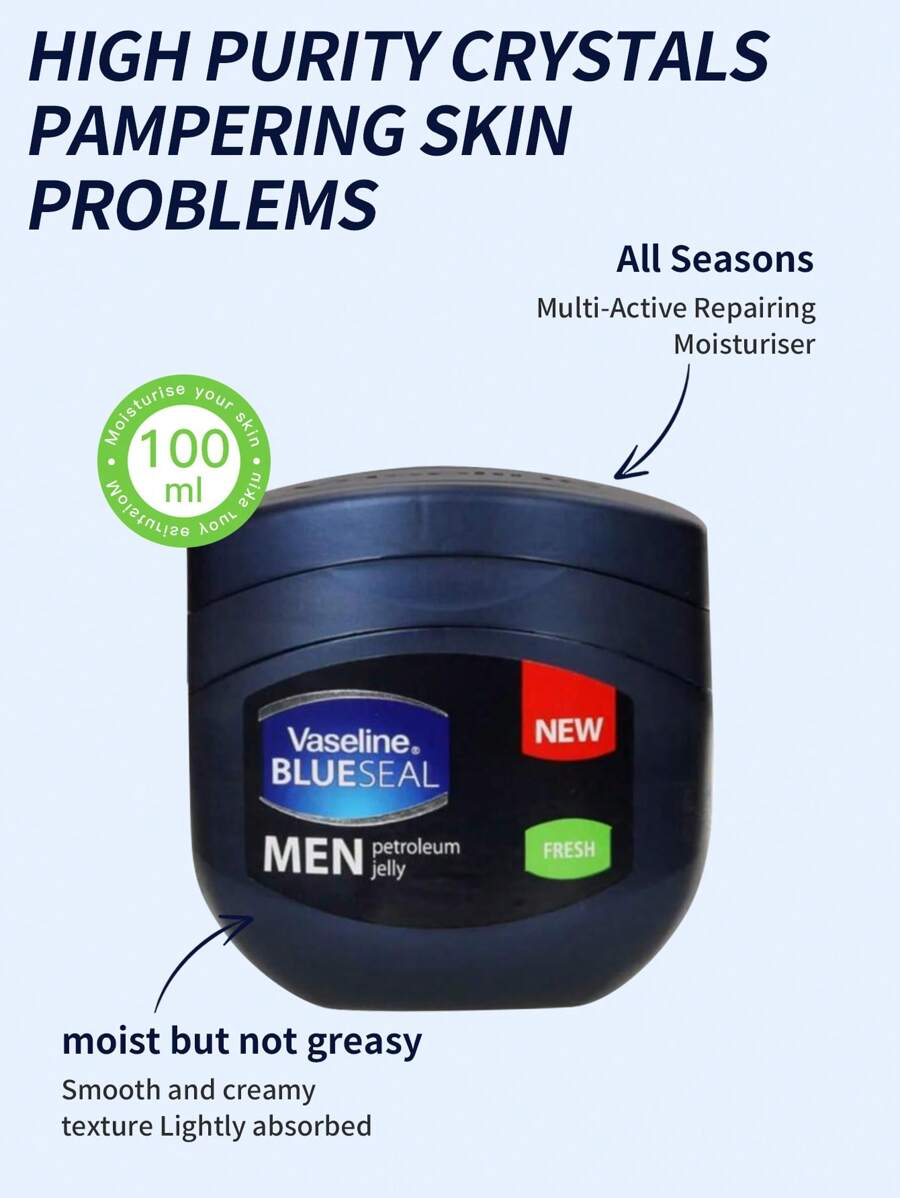 Vaseline 100ml Vaseline Petroleum Jelly, South Africa, Men's Fresh for ...