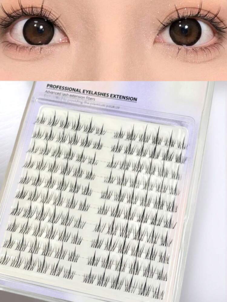 120Pcs Self-Adhesive Cartoon Sunflower False Eyelashes, Reusable To Enhance Eyes - C - View 4