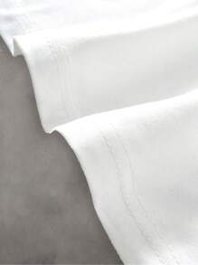 1 Piece Women's St. Patrick's Day Casual Crew Neck T-Shirt, Geometric Print, Polyester Knit Fabric, Regular Length - All Seasons - White - View 5