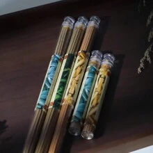 1 Set Of 20pcs 10.5cm/21cm Incense Sticks, Living Room Accessories, Temple Decor, Long-Lasting Fragrance, Suitable For Home, Office, Yoga, Meditation, After Meals, Reading, Music Gifts Birthday Graduation - Multicolor - View 5