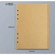 A6/A5 活页笔记本补充插页、旅行日记替换页、适用于学校用品、返校 - 筆記本活頁替芯 - 查看 8