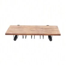 HYYKJ-US Floating Wine Rack Wall Mounted Home Bar Shelving Glass Holder Storage Display - 1 - View 5