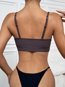 Seamless Knit Wireless Padded Comfort Push Up Sports Bra