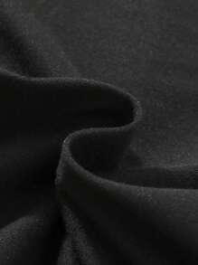 春秋款男童女童休闲可爱服装字母印花圆领长袖连体衣爬行服适合1至18个月 - 黑色 - 查看 4