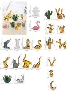 1 pieza Plato portaobjetos para anillos, aretes y organización - Decoración de elefante para mujeres y niñas, regalo para amigas, cumpleaños, San Valentín, Navidad, organizador de viaje