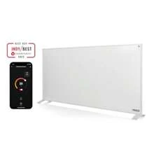 Smart Panel Heater 700 W  App And Voice Control Low Energy Consumption Timer Adjustable Thermostat  Standing Or Wall Mounted White - 750W - View 2