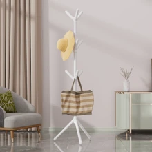 Perchero de pared de 2/3 niveles para dormitorio, perchero de pie sencillo para organizar la ropa en la sala de estar, decoración para exteriores