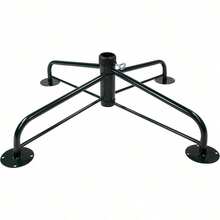 36" Folding Green Metal Tree Stand For 9'-14' Artificial Trees With 2" Pole Diameter
