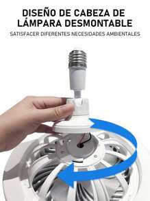 Ventilador de Techo con Control Remoto de Luces 3 Colores,3 Velocidades,Con Función de Temporizador,Techo Cerrado de 50W,para Cocina/Baño/Dormitorio - Blanco - Ver 7