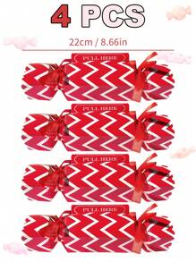 4/1pc Valentine's Day Surprise Money Pull Pouch, Red Heart Surprise Pull Out Money Gift Box, DIY Rectangle Christmas Money Pull Pouch Kit For Cash Gift, Fun Ways To Give Cash, Suitable For Valentine's Day, Wedding Anniversary, Birthday Party, Home Decoration