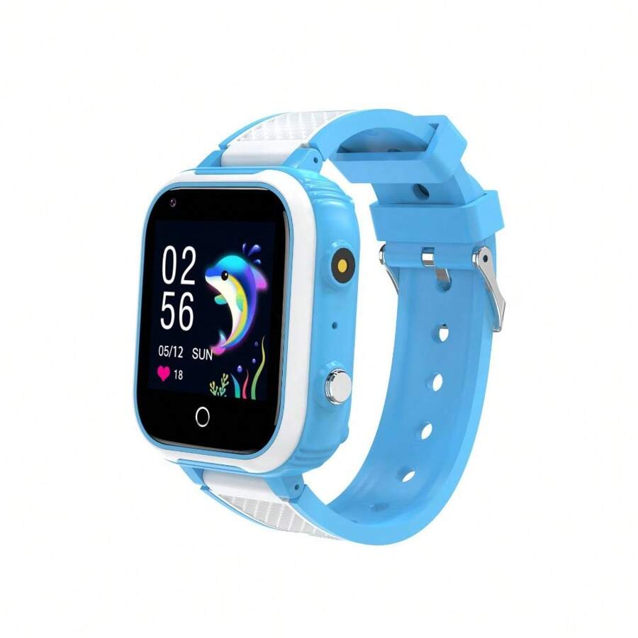 Videochiamata 4G per bambini Smartwatch GPS con localizzazione impermeabile per scuola primaria Orologio per gioco di puzzle