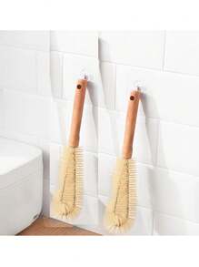 1 件非电动厨房清洁刷，长柄小刷子，用于搅拌机杯清洗，可完成杯子、瓶子等内部清洁