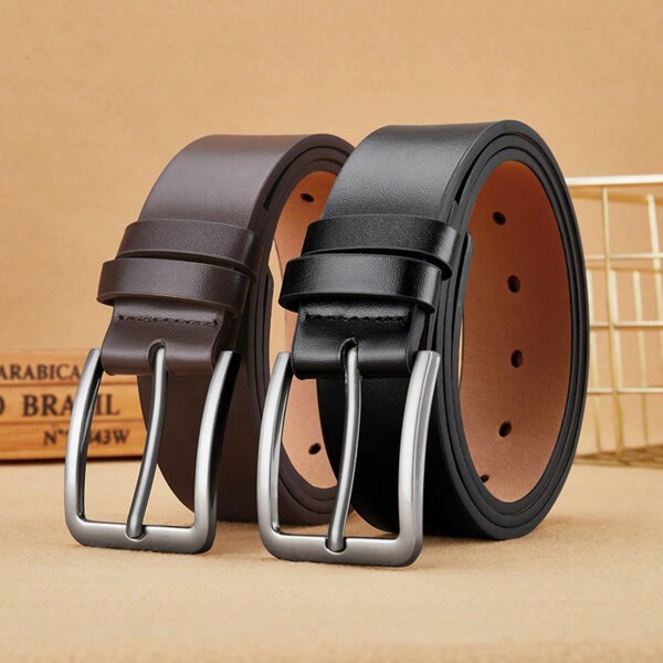 Heren leren riem met gesp, treksterkte luchtvaartriem, casual en veelzijdig Heren jeans riem, fabrikant groothandel retro koeienhuid leer