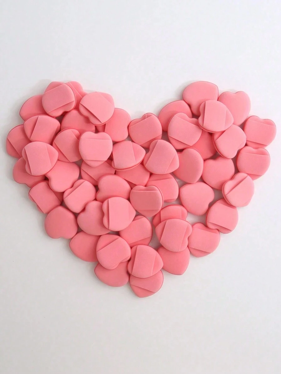 Finger Cushion Powder Puff 15 Pcs,With Air Cushion Powder Puff, Latex-Free Blending Sponge And Makeup Puff For Liquid Foundation, Powder,Concealer.Suitable For All Skin Types. - Multicolor - View 1