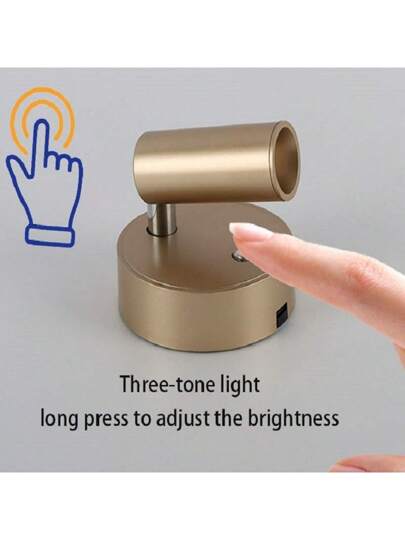 Wireless Magnetic Suction Controlled Charging Wand Lamp, Reading Night Light, Bedroom Lighting, Spotlights view 5