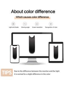 22 Inch Women's Everyday Straight Hair Extensions Fish Line Style Hair Extension Piece, Multiple Colours To Choose From, Easy To Use, Suitable For Parties, Raves - Multicolor - View 5