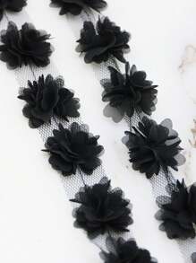 56pcs/Pack Chiffon Flower Decorations, For Headpiece, Clothing, Wedding, DIY Crafts - Multicolor - View 19