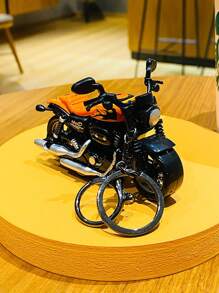 1 件酷炫摩托车形状金属钥匙扣，创意汽车钥匙链吊坠，包袋挂饰，情侣独特礼物，可移动汽车配件包魅力学校可爱哥特 Y2k 圣诞节 - 彩色 - 查看 10