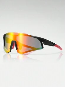 Gafas de moda para deportes al aire libre unisex, con marco y lentes de PC, gafas para escalar, aptas para ciclismo, pesca, correr, golf y vela
