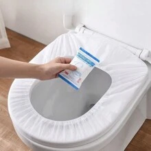 20/40 szt. jednorazowych nakładek na deskę sedesową, przenośne i podróżne podkładki papierowe do łazienki, akcesoria łazienkowe, jednorazowe artykuły podróżne na powrót do szkoły, niezbędne artykuły hotelowe