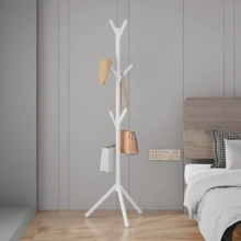 Perchero de pared de 2/3 niveles para dormitorio, perchero de pie sencillo para organizar la ropa en la sala de estar, decoración para exteriores