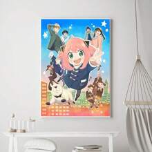 1PC Anime Spy X Família Anya Pôster Impressões Pôster Pintura de Parede Quarto Sala de Estar Parede Bar Restaurante Sem Moldura
