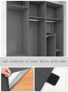 1 Roll Of Skin-Feeling Self-Adhesive Wallpaper, The Bedroom Or Living Room Is In Solid Color And Thickened Nordic Style, Suitable For Seamless Splicing Throughout The House - Multicolor - View 13