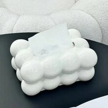 1 pieza Dispensador de papel higiénico con diseño creativo de dispensador de crema, caja decorativa de lujo para servilletas de papel, adecuada para sala de estar, mesa de comedor, mesa de café, decoración del hogar y del hotel, decoración del baño, organizador del baño, decoración de otoño, de vuelta a la escuela