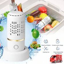 Obst- und Gemüsewaschmaschine IPX7, wasserdicht, Gemüsereiniger, mit OH-Ione